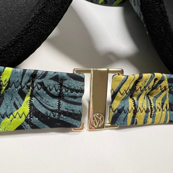 Victoria Secret 36C Bombshell Push Up Bikini Top Add 2 Cups Palm Royale Print - Picture 6 of 7